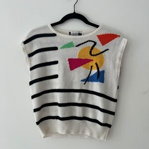 Vintage Funky Sleeveless Sweater